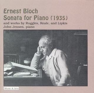 the album cover for John Jensen - Piano Sonata & Other Works