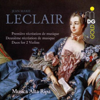the album cover for Musica Alta Ripa / Leclair - Premiere & Deuxieme Recreation de Musique