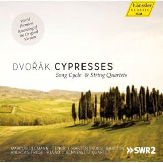 the album cover for Bennewitz Quartet - Cypresses Song Cycle & String Quartets