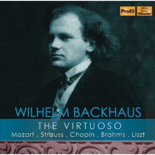 the album cover for WILHELM BACKHAUS - Virtuoso