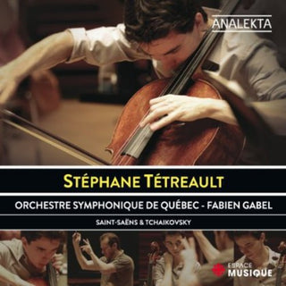 the album cover for StÃ©phane TÃ©treault - Roccoco Variations / Cello Concerto No 1