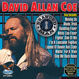 the album cover for David Coe Allan - Branded Man