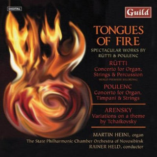 the album cover for Martin Heini - Tongues of Fire