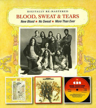 the album cover for Blood, Sweat & Tears - New Blood/No Sweat/More Than Ever [Import]