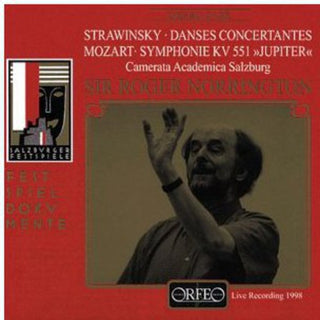 the album cover for Mozart / Stravinsky / Norrington / Szca - Symphony 41: Jupiter / Danses Concertantes