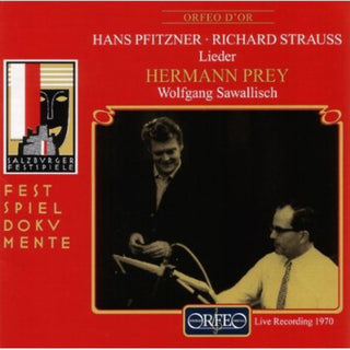 the album cover for Hermann Prey / Pfitzner / Strauss,R / Sawallisch - 4 Lieder on Texts of Heinrich Heine Op 4