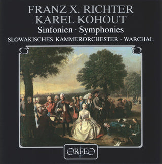 the album cover for Richter / Warchal / Slovak Chamber O - Kohout Symphonies