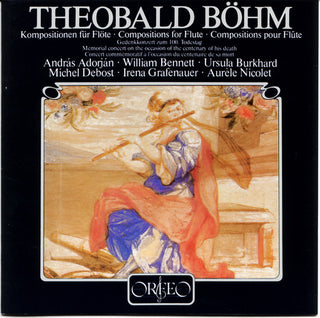 the album cover for Bohm / Adorjan / Bennett / Burkhard / Debost - Compositions for Flute