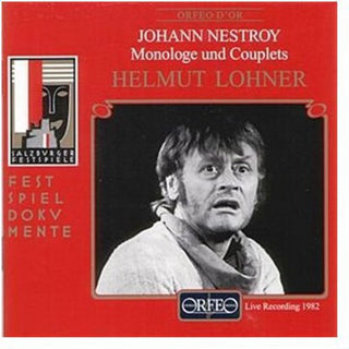 the album cover for Nestroy / Lohner - Monologe Und Couplets