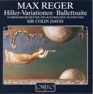 the album cover for Davis - Hiller Variations & Ballet Suite