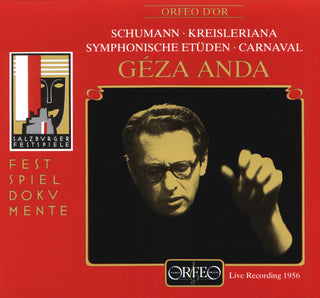 the album cover for Geza Anda - Symphonic Etudes