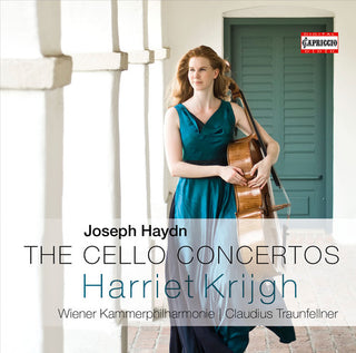 the album cover for Harriet Krijgh - Cello Concertos