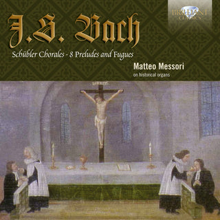the album cover for Matteo Messori - Schubler Chorales