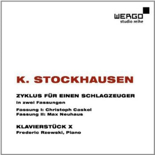 the album cover for Christoph Caskel - Zyklus Fur Einen Schlagzeuger