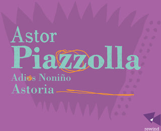 the album cover for Astor Piazolla - Adios Nonino
