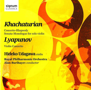 the album cover for Hideko Udagawa - Concerto-Rhapsody & Sonata-Monologue for Solo