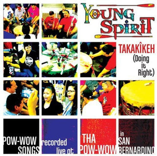 the album cover for Young Spirit - Takakikeh (Doing It Right)