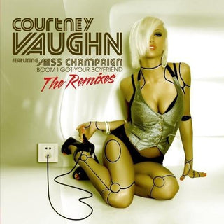 the album cover for Courtney Vaughn - Boom I Got Your Boyfriend