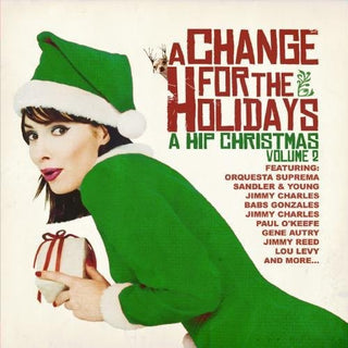 the album cover for Various Artists - Change for the Holidays: A Hip Christmas Volume 2