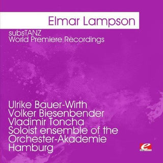 the album cover for Elmar Lampson - Substanz