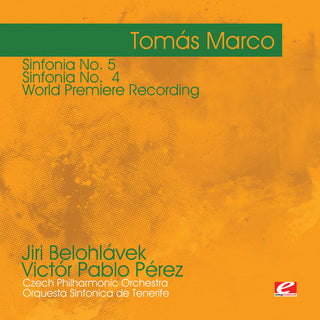 the album cover for Tomes Marco - Marco: Sinfonia No. 5 - Sinfonia No 4