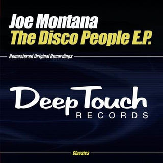 the album cover for Joe Montana - Disco People EP
