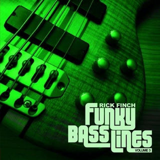 the album cover for Rick Finch - Funky Bass Lines, Vol. 3