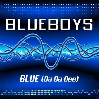 the album cover for Blue Boys - Blue (Da Ba Dee)