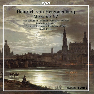 the album cover for Staatsphilharmonie Rheinland-Pfalz - Missa in E-M