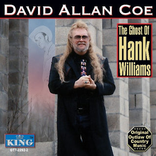 the album cover for David Coe Allan - The Ghost Of Hank Williams
