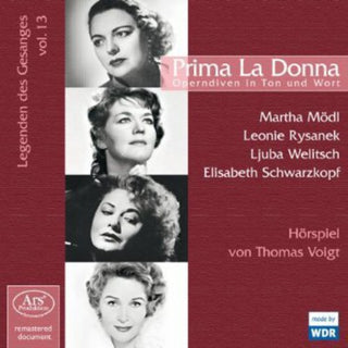 the album cover for Prima La Donna - Prima Donna in Sound & Words