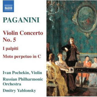 the album cover for Ivan Pochekin - Violin Concerto 5 / Perpetuum Mobile