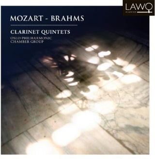 the album cover for Mozart / Brahms / Oslo Philharmonic Chamber Group - Clarinet Quintets