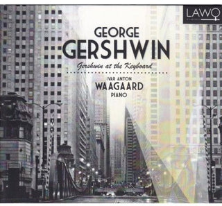 the album cover for Gershwin / Waagard - Gershwin at the Keyboard