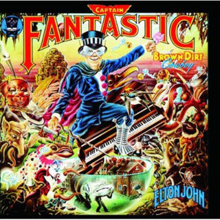 the album cover for Elton John - Captain Fantastic And The Brown Dirt Cowboy [Import]