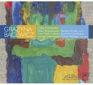 the album cover for Adam Krzeszowiec - Cello Concertos