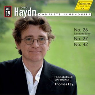 the album cover for Heidelberg Symphony Orchestra - Haydn Complete Symphonies 19