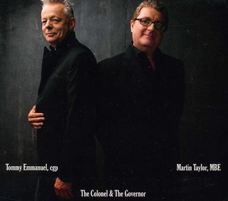 the album cover for Tommy Emmanuel / Taylor,Martin - Colonel & The Governor [Import]