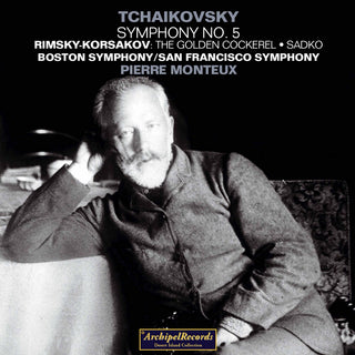 the album cover for Boston & San Francisco Symphony Orchestras - Symphony 5