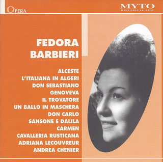 the album cover for Fedora Barbieri - Recital