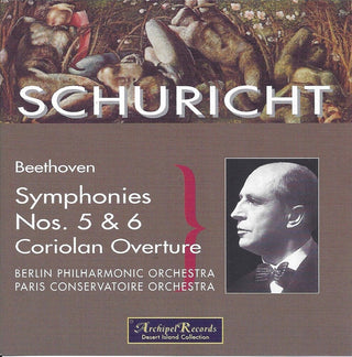 the album cover for Beethoven / Schuricht - Sinfonien 5 & 6 Corolian Ovt