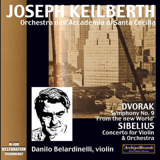 the album cover for Danilo Belardinelli - Sinfonie 9 Sibelius Violin