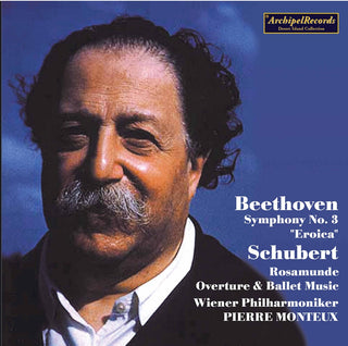 the album cover for Beethoven / Monteux - Sinfonie 3 Schubert Rosamu