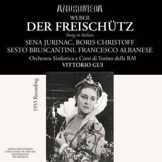 the album cover for Weber / Jurinac / Christoff / Bruscantini - Der Freischutz (Sung in Italian)