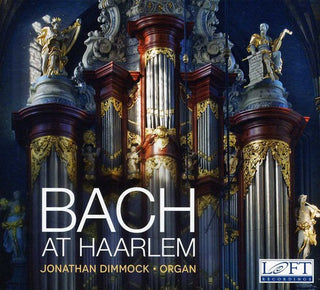 the album cover for Jonathan Dimmock - Bach at Haarlem
