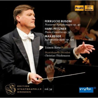 the album cover for Roberto Scandiuzzi, Bass - Edition Staatskapelle Dresden 34: Busoni Pfitzner