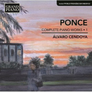 the album cover for Alvaro Cendoya - Piano Works 1