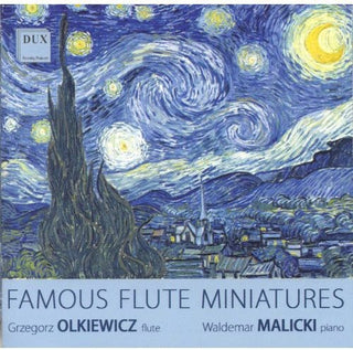the album cover for Gluck / Ravel / Malicki / Olkiewicz / Pederecki - Famous Flute Miniuatures