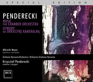 the album cover for Penderecki / Mayer / Haufa / Klocek / Paciorkiewic - Music for Chamber Orchestra