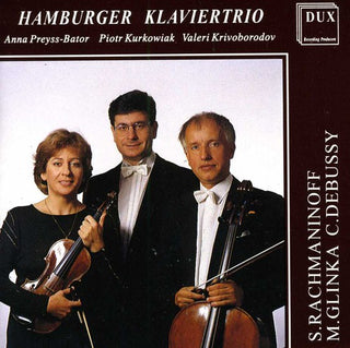 the album cover for Debussy / Rachmaninov / Glinka - Hamburger Klaviertrio